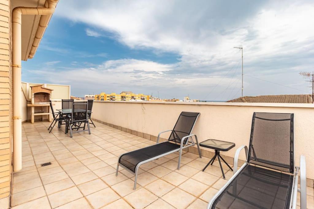 Ferienwohnung Atico Con Terraza Y Piscina Peñíscola Exterior foto